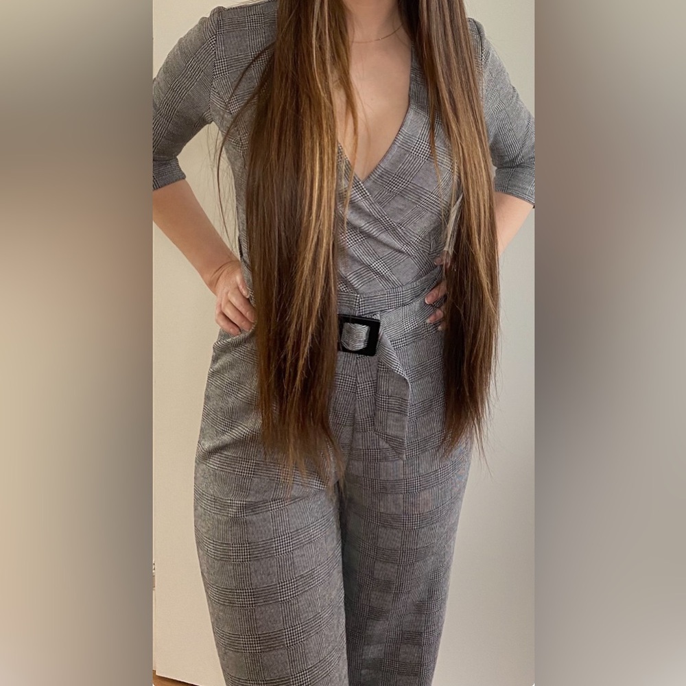 LE CHÂTEAU | PLAID JUMPSUIT